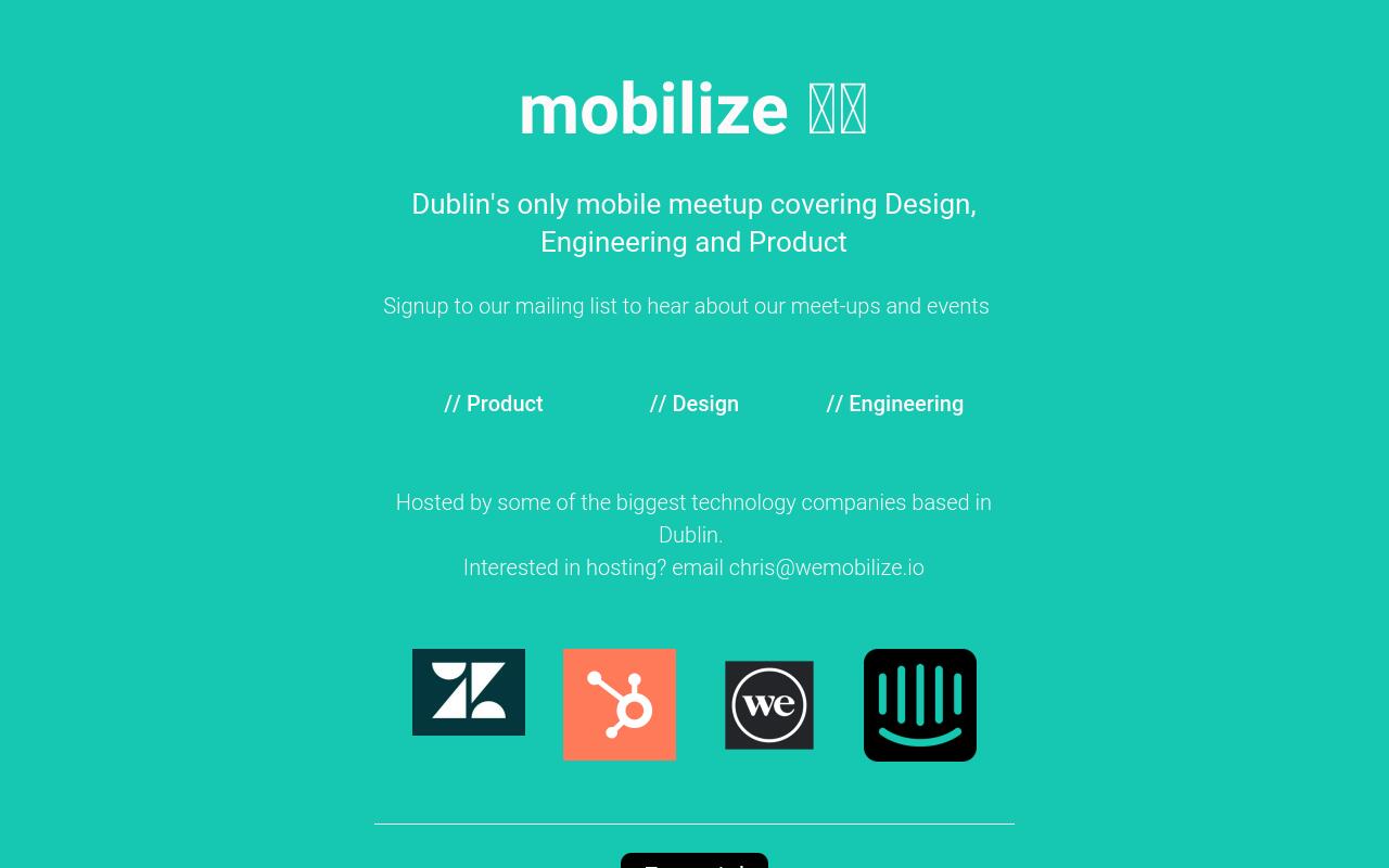 Carrd profile picture for @mobilize